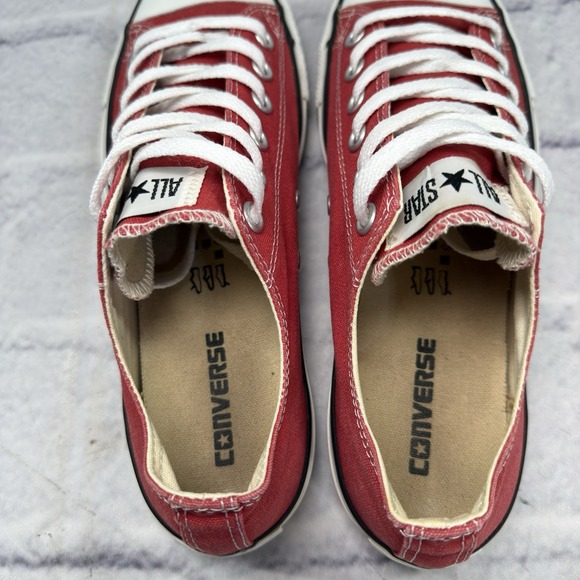 Converse Chuck Taylor All Star Ox Sneakers Unisex M 8 W 10 Red Cinnabar‎ 125808F - Picture 9 of 11